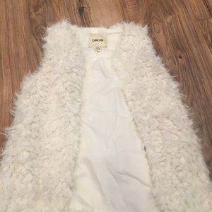 NWT! Girls fluffy vest
